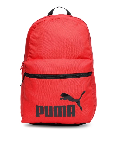 

Puma Unisex Red Brand Logo Backpack