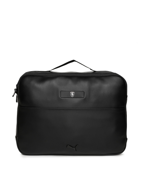

Puma Unisex Black Solid Laptop Bag