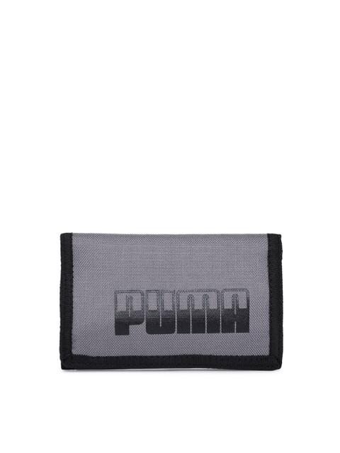 

Puma Unisex Grey Printed Three Fold Wallet