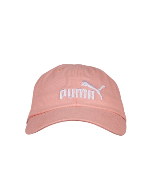 

Puma Unisex Peach-Coloured Solid Baseball Cap