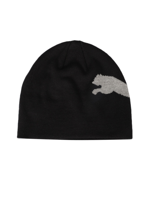 

Puma Unisex Black Solid ESS Big Cat Beanie
