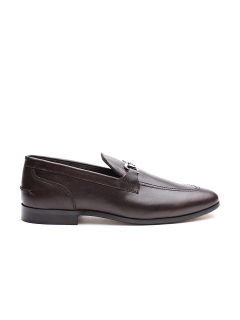 

Carlton London Men Coffee Brown Formal Slip-On Shoes