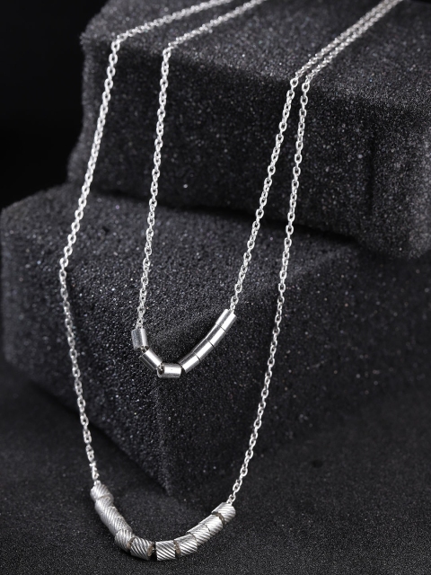 

Carlton London 925 Sterling Silver Layered Necklace