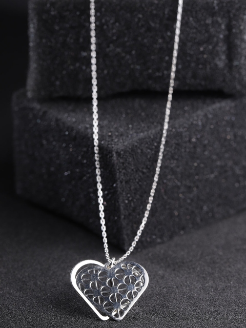 

Carlton London 925 Sterling Silver Heart Shaped Necklace
