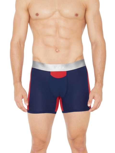 

XYXX Men IntelliSoft Antimicrobial Micro Modal Illuminati Trunks XYTRNK49, Navy blue