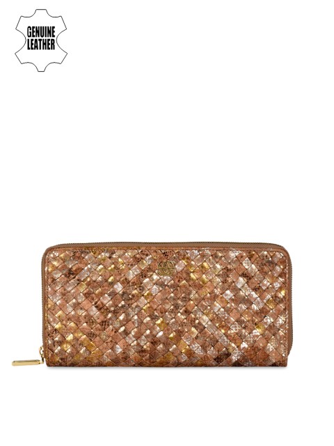 

Eske Women Multicoloured Solid Zip Around Wallet, Multi