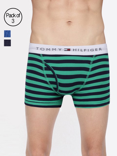 

Tommy Hilfiger Boys Pack of 3 Trunks P8CB1129, Green