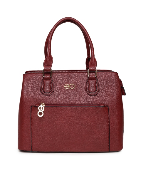 

E2O Maroon Solid Handheld Bag