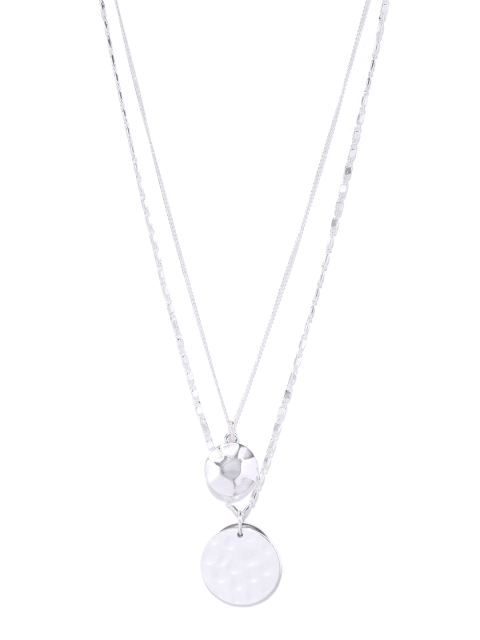 

Accessorize Silver-Toned Stainless Steel Layered Necklace