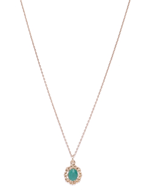 

Accessorize Gold-Toned & Green Necklace
