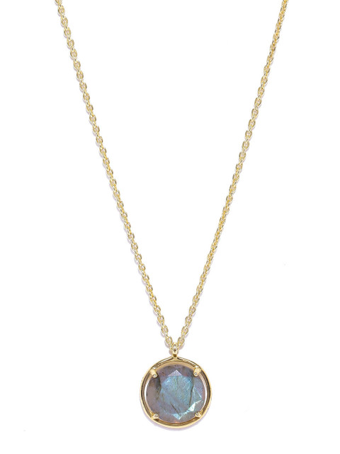 

Accessorize Women Gold-Toned & Grey Gold-Plated Pendant With Chain