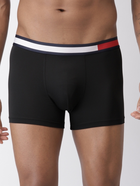 

Tommy Hilfiger Men Black Solid Trunks P9AB4151
