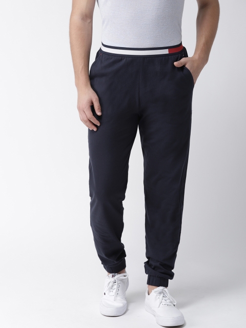 

Tommy Hilfiger Men Navy Blue Solid Joggers