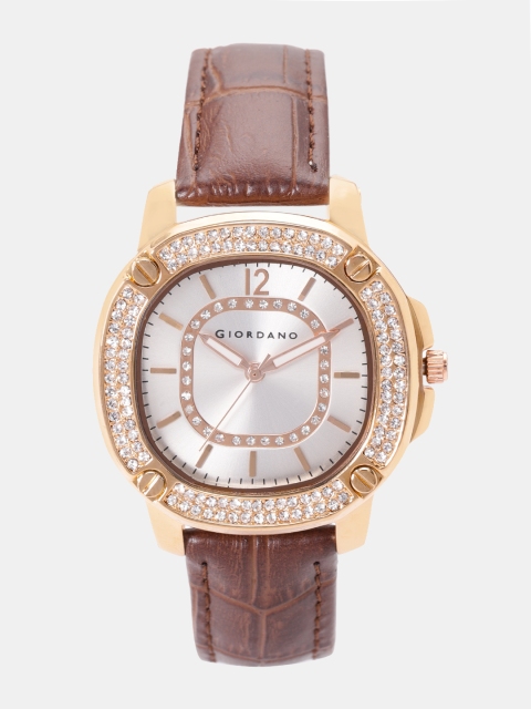 

GIORDANO Women Silver-Toned Analogue Watch F2133-03