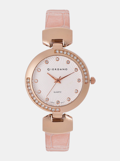 

GIORDANO Women Off-White Analogue Watch C2091-02
