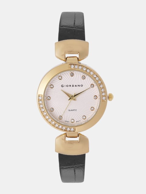 

GIORDANO Women Off-White Analogue Watch C2091-03