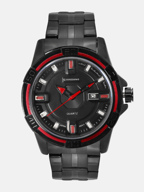 

GIORDANO Men Black Analogue Watch