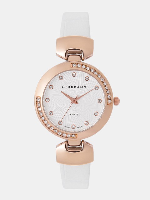 

GIORDANO Women Off-White Analogue Watch C2091-01