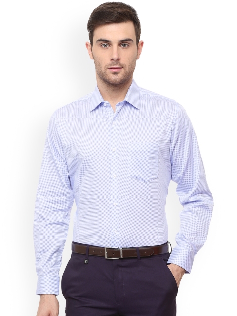 

Van Heusen Men Blue Regular Fit Printed Formal Shirt