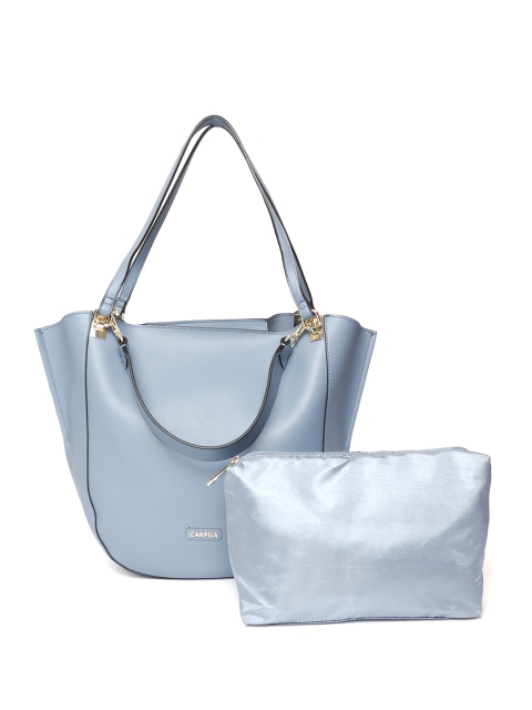 

CARPISA Blue Solid Shoulder Bag