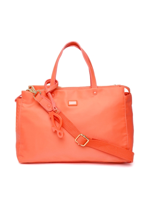 

CARPISA Orange Solid Handheld Bag