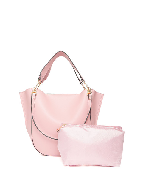 

CARPISA Pink Solid Shoulder Bag