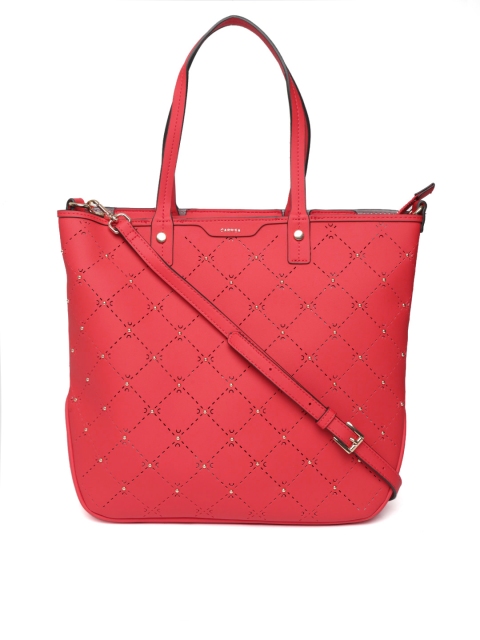 

CARPISA Red Embellished Shoulder Bag