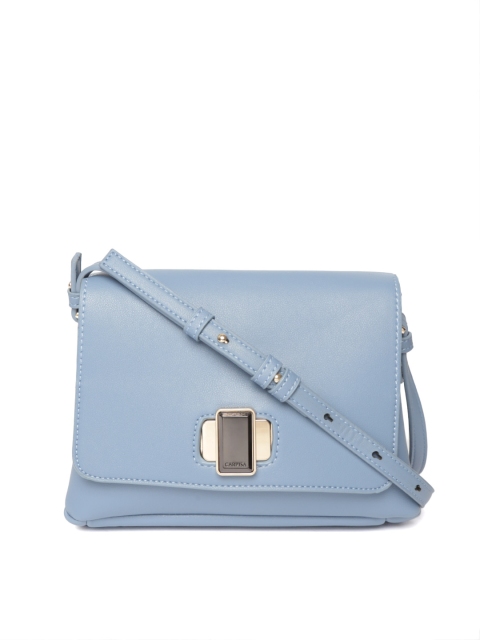 

CARPISA Blue Solid Sling Bag