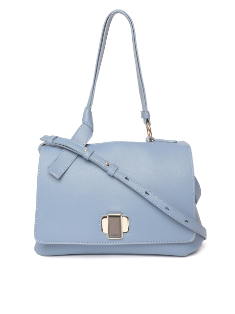 

CARPISA Blue Solid Satchel