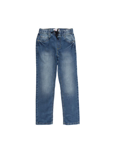 

POPPERS by Pantaloons Boys Blue Tapered Fit Mid-Rise Clean Look Jeans