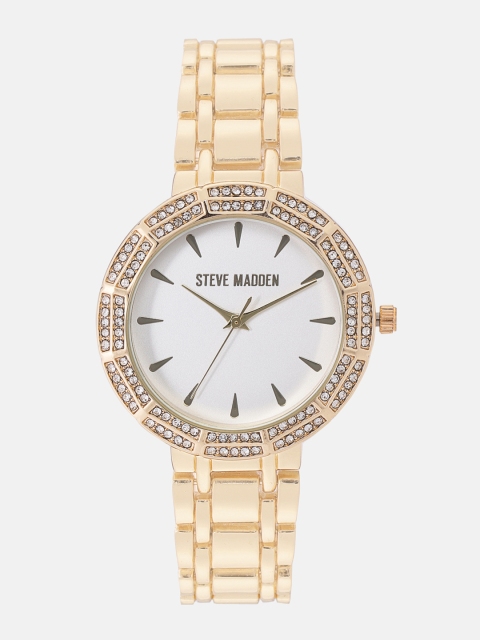 

Steve Madden Women Off-White Analogue Watch SMW202G