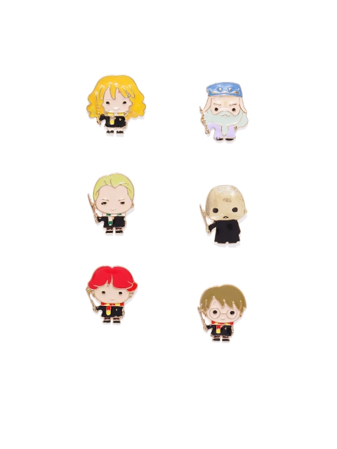 

EFG Set of 6 Harry Potter Charater Pins, Multi