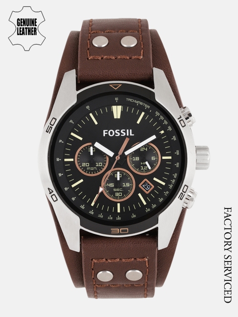 

Fossil Men Black Analogue Factory Serviced Watch CH2891I
