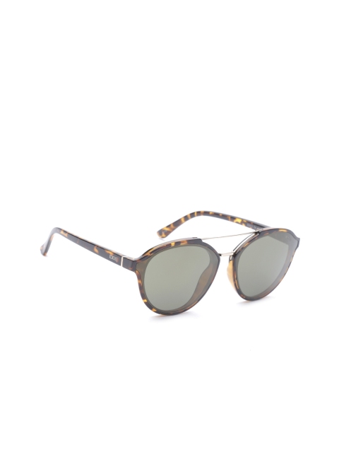 

I DEE Unisex Oval Sunglasses EC1248, Green