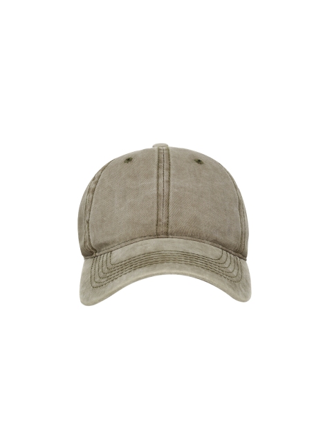

Ayesha Unisex Olive Green Solid Baseball Cap