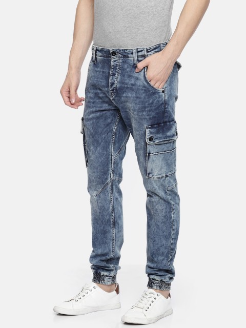 

Jack & Jones Men Blue Anti Fit Mid-Rise Clean Look Stretchable Jeans