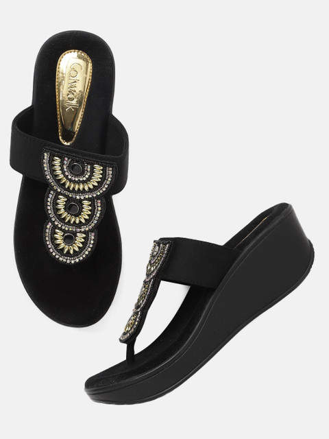 

Catwalk Women Black Embellished Sandals
