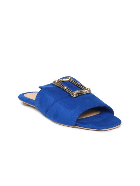 

Catwalk Women Blue Embellished Open Toe Flats