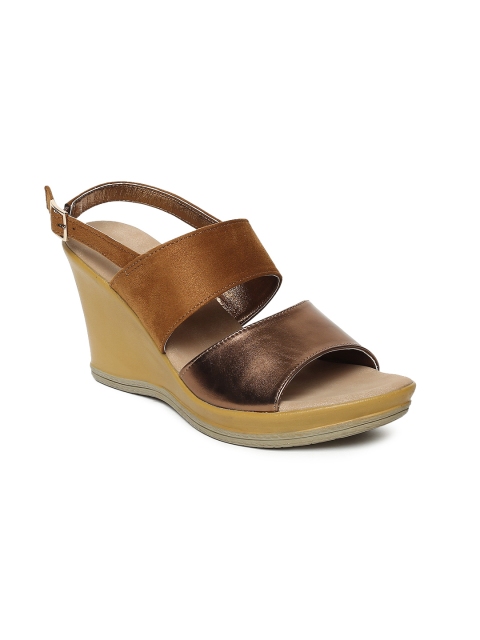 

Catwalk Women Copper-Toned Solid Sandals