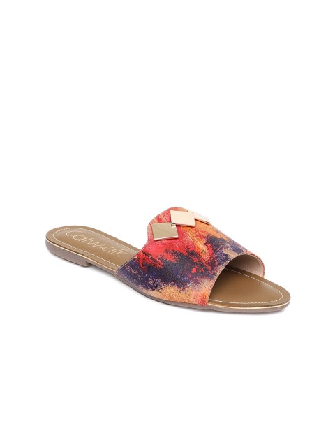 

Catwalk Women Multicoloured Printed Open Toe Flats, Multi
