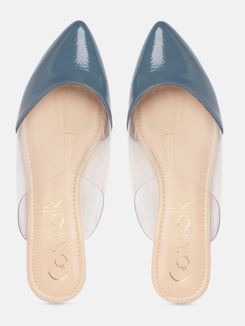 

Catwalk Women Blue Solid Mules