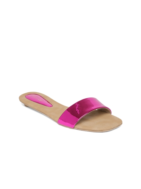 

Catwalk Women Pink Solid Open Toe Flats