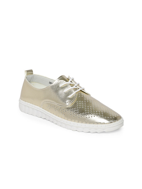 

Catwalk Women Gold-Toned Sneakers