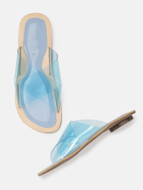 

Catwalk Women Blue Solid Open Toe Flats