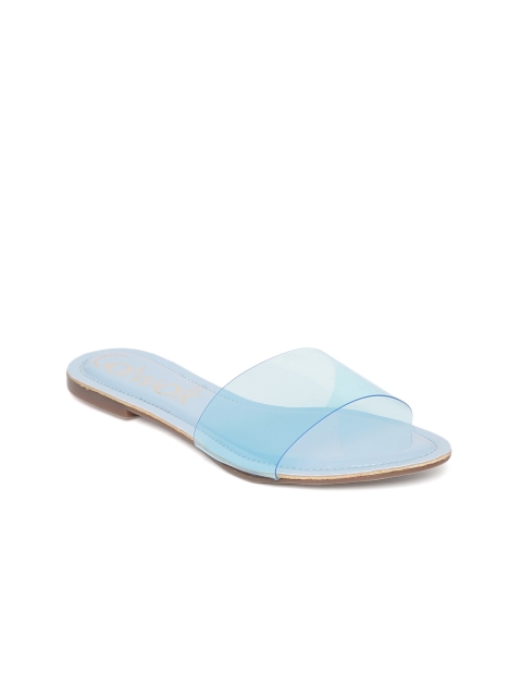 

Catwalk Women Blue Solid Open Toe Flats