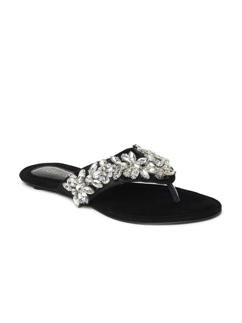 

Catwalk Women Black Solid Open Toe Flats