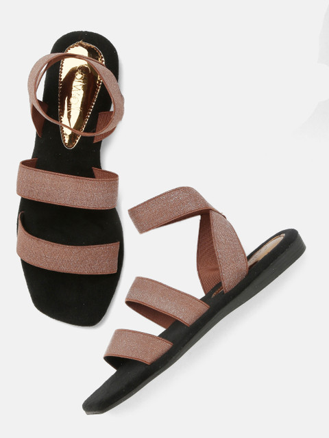 

Catwalk Women Brown Solid Open Toe Flats