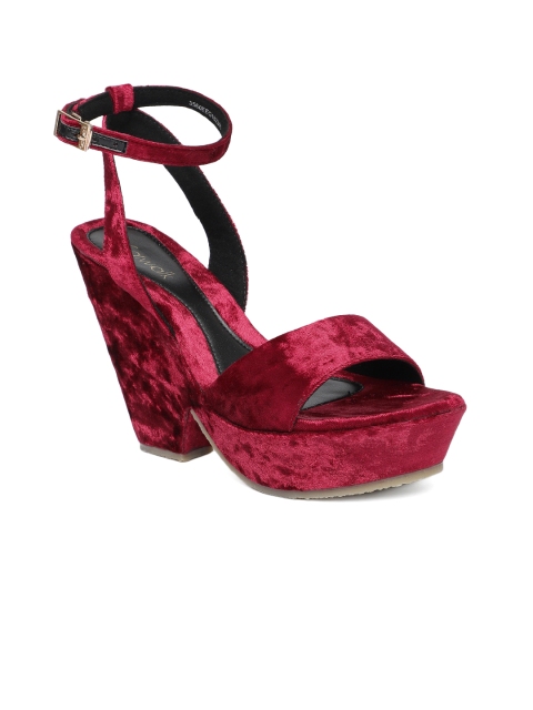 

Catwalk Women Maroon Solid Platform Heels