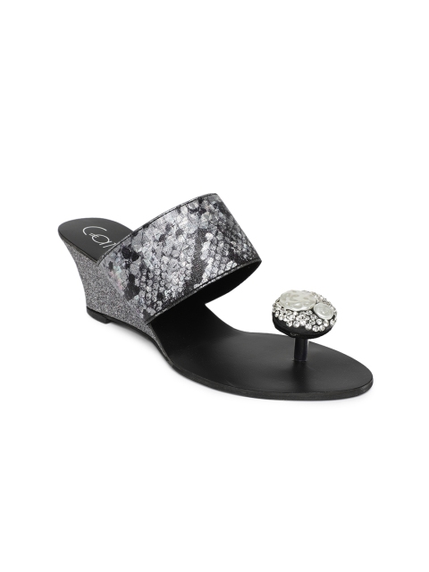 

Catwalk Women Grey Melange Printed Heels