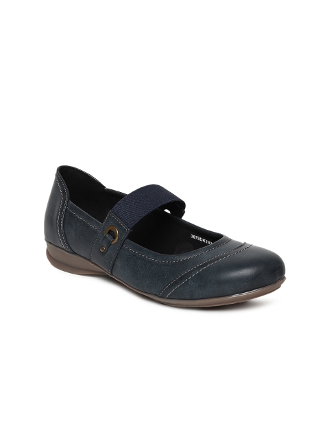 

Catwalk Women Blue Solid Synthetic Mary Janes